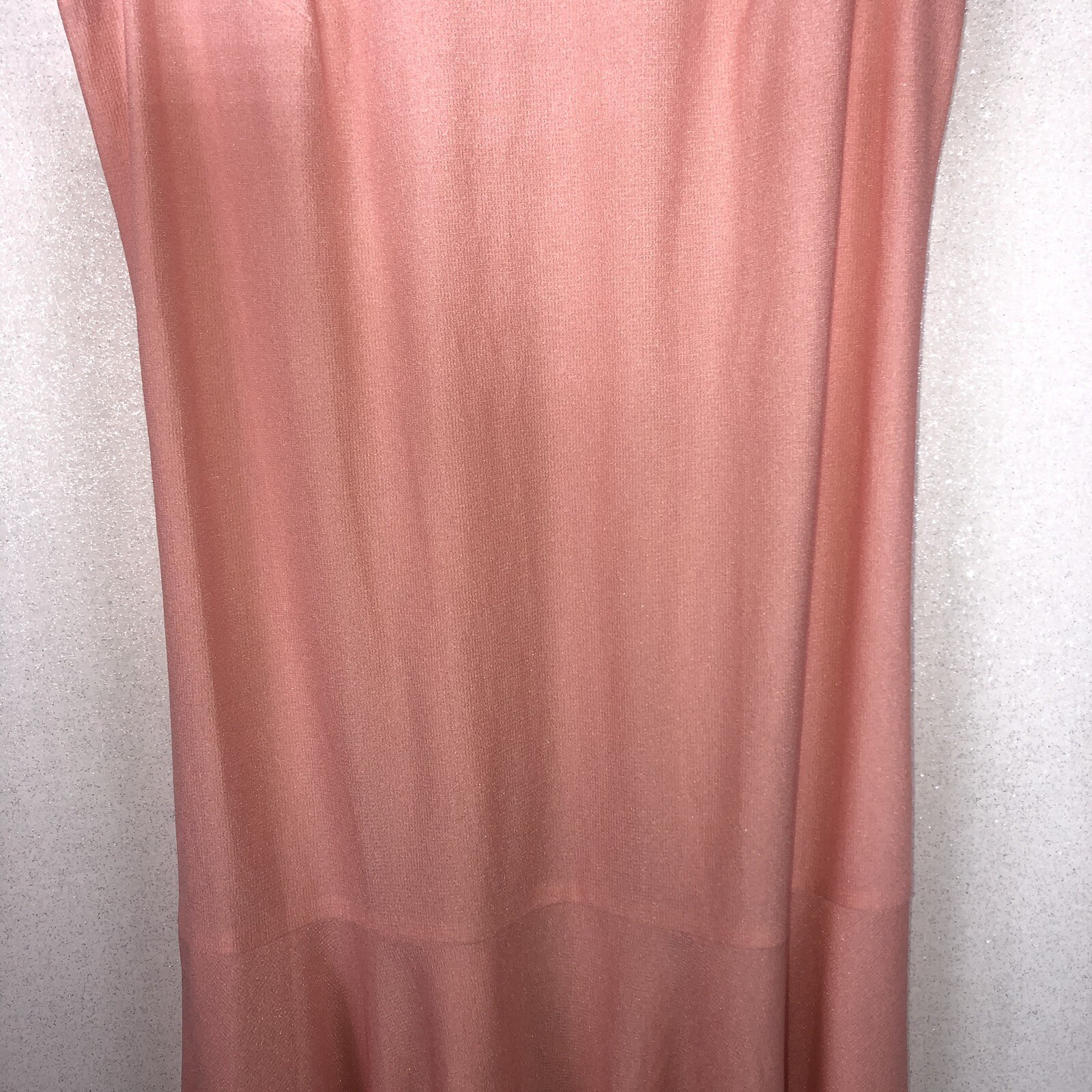 Vintage 60’s D’Allairds Sheer Lightweight Pink Sleeveless Mermaid Slip Dress 12