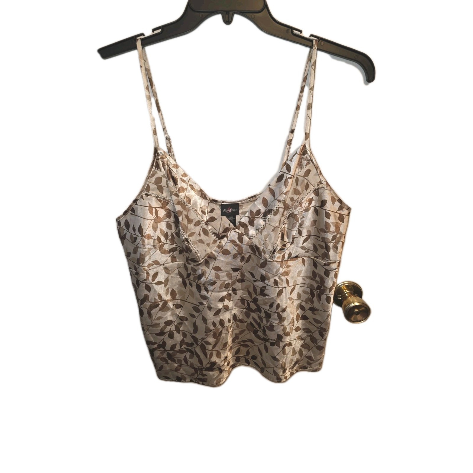 Vintage Y2k Secret Treasures Satin Camisole XL