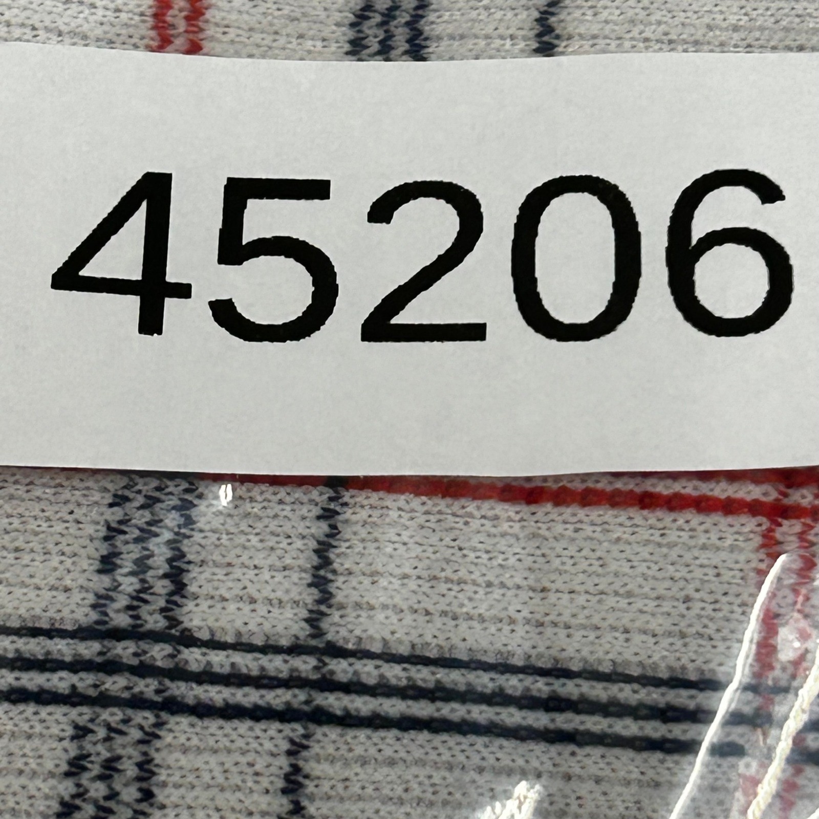 Vintage Pants Womens Size 12 White Red Blue Plaid Elastic Waist Straight Leg