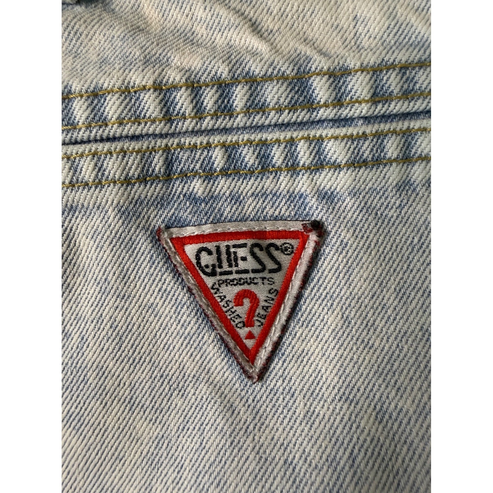 Vintage Georges Marciano for Guess 1050 Acid Wash High Waisted Jeans Blue 30