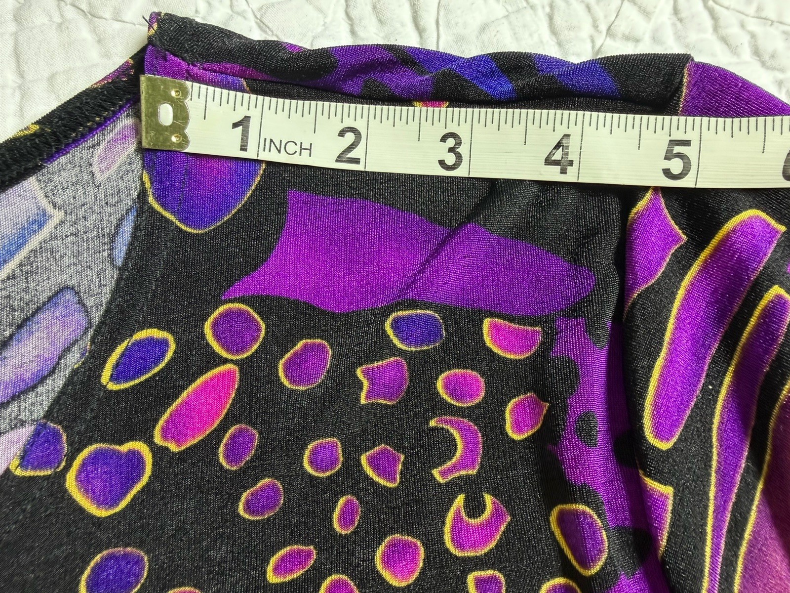 Vintage 90’s Jostar XL Vibrant Abstract Butterfly Slinky Maxi Dress Travel