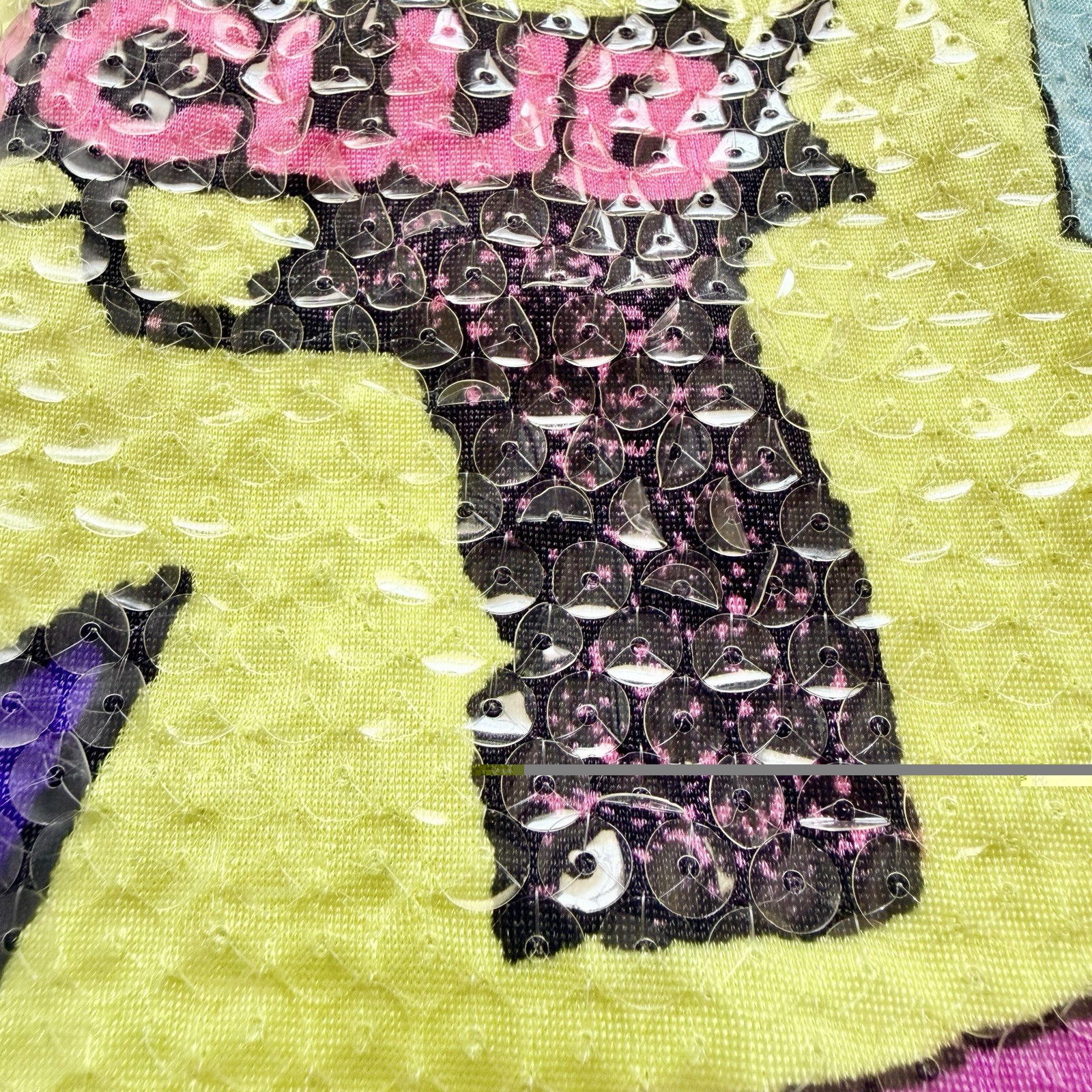 Stephen Sprouse Vintage 1988 Sticker Dress Covered In Sequins
