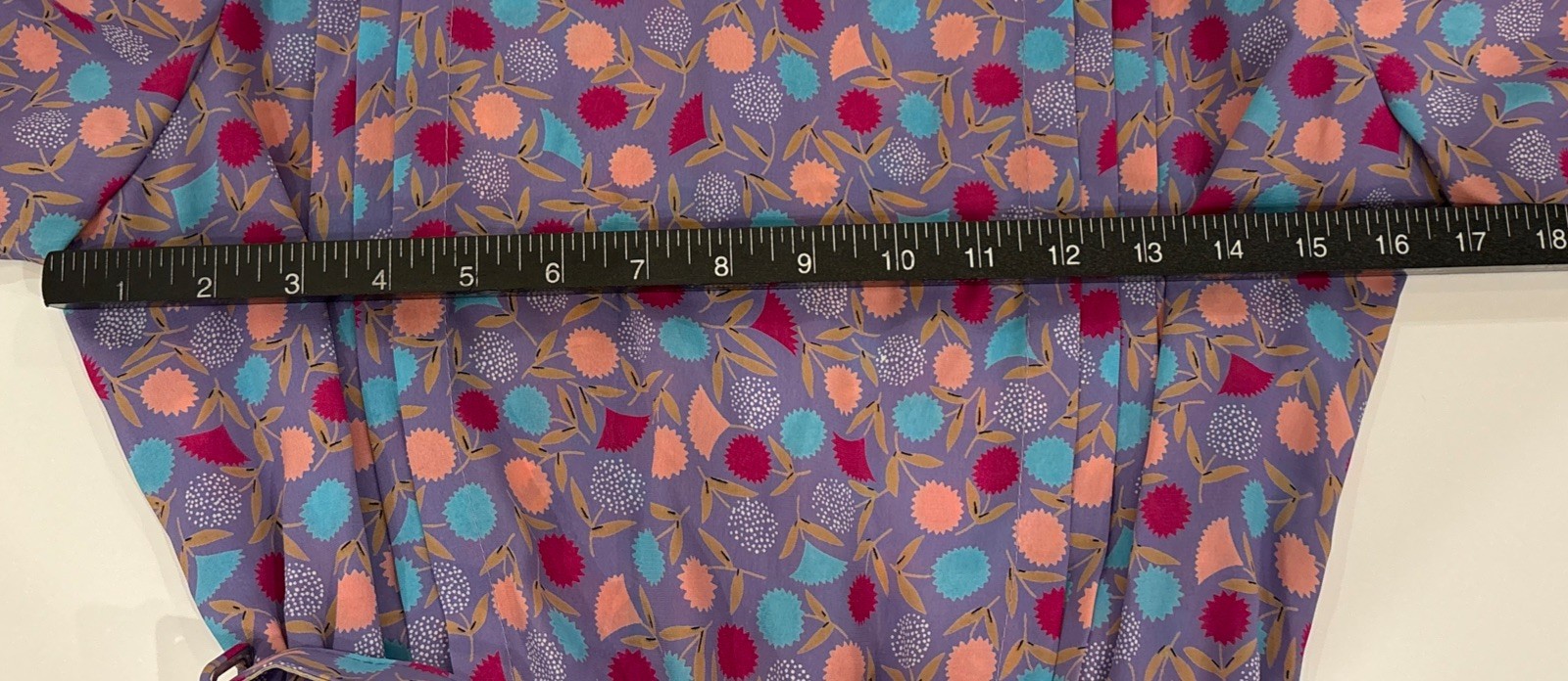 Lady Carol of New York Floral Dress Size Small 4-6 (Tag 12) NOS VTG 1982