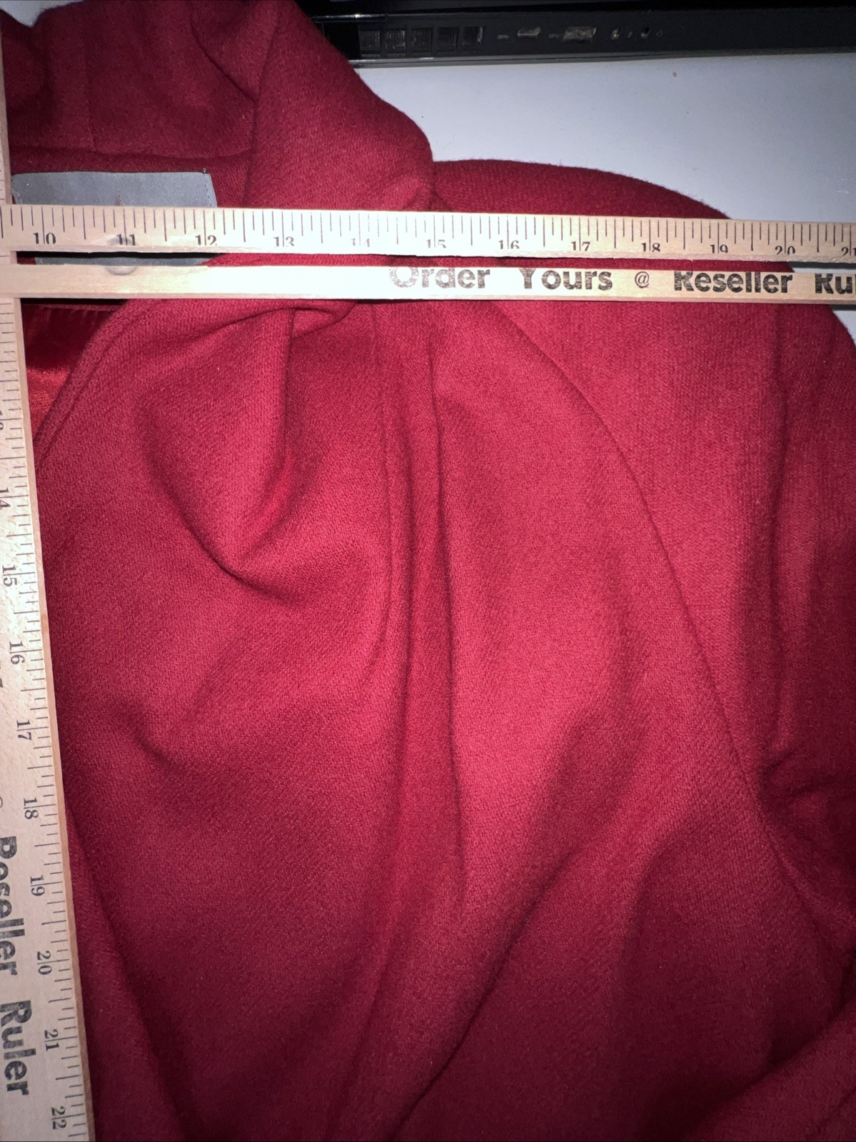 Vintage Bromley collection overcoat women’s 10 wool red Double breasted lined