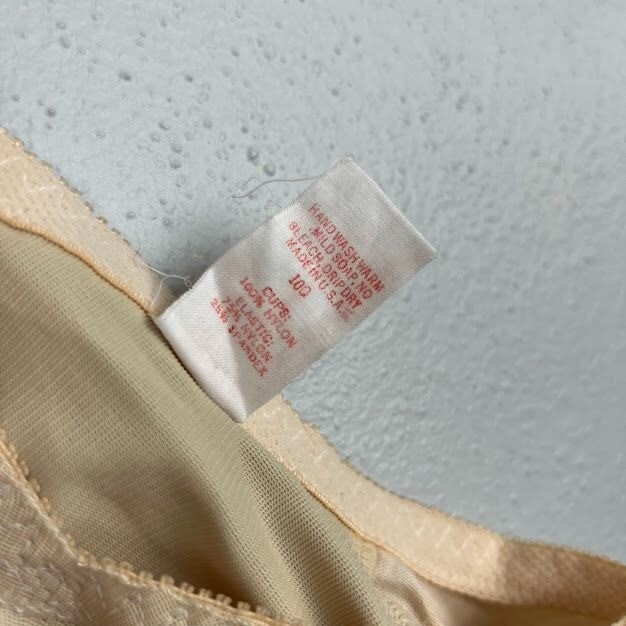 Vintage Young Smoothie Women’s Beige Diet Skinny Waist Briefer Shape Wear 38D