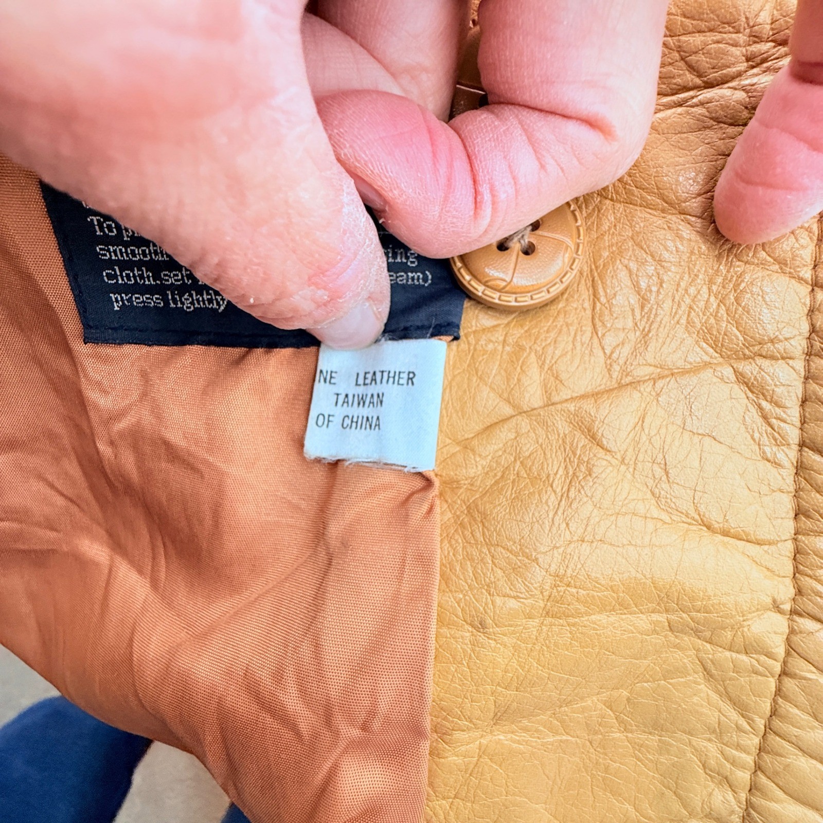The Tannery Montgomery Ward Vintage Mustard Yellow Leather Trench Coat *read*