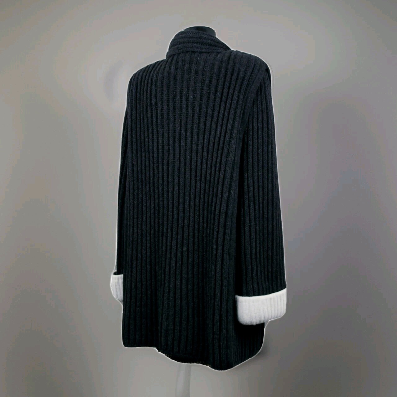 GIORGIO GRATI knit VINTAGE pure70/80 Jacket Paletot wool-angora charcoal sz U