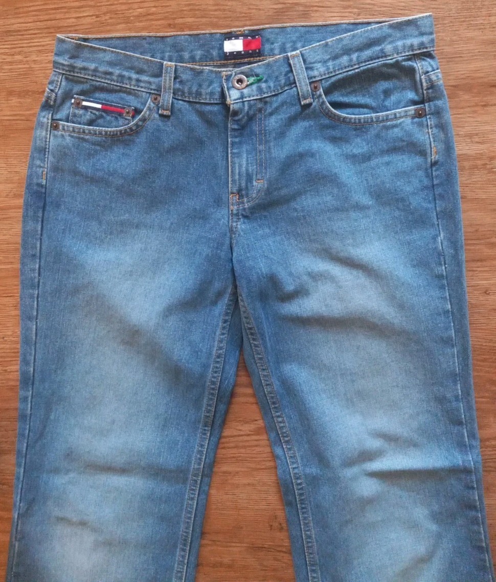 Vintage Women’s Tommy Hilfiger Uav-Uav Tommy Jeans Sz 5 Straight Med Rise