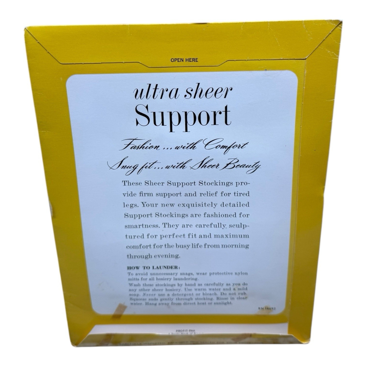 Vintage Gibson Seamless Support Stockings 467 Fits 8 1/2-9 Blush