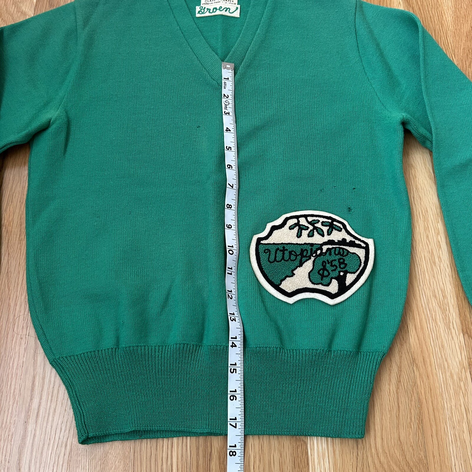 Vintage 50’s Criterion Letterman Utopians Class Sweater