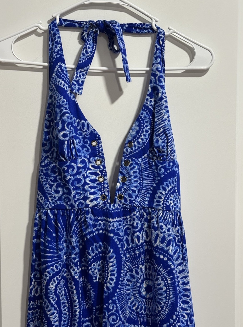 Vintage Dress by 70’s High Tide California Sz 9/10 Blue