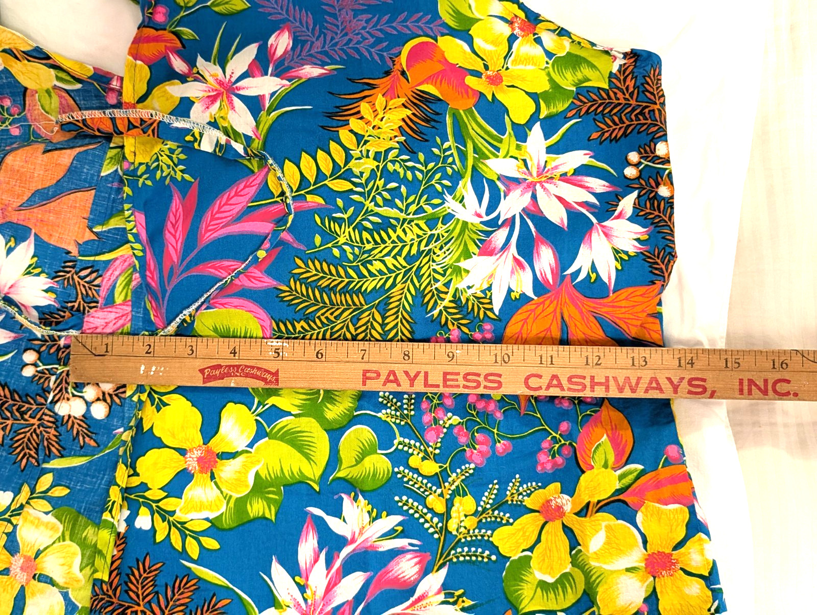 Vintage 70s 80s Made in Hawaii Hawaiian Wrap Sarong Halter Dress XS/S Cotton