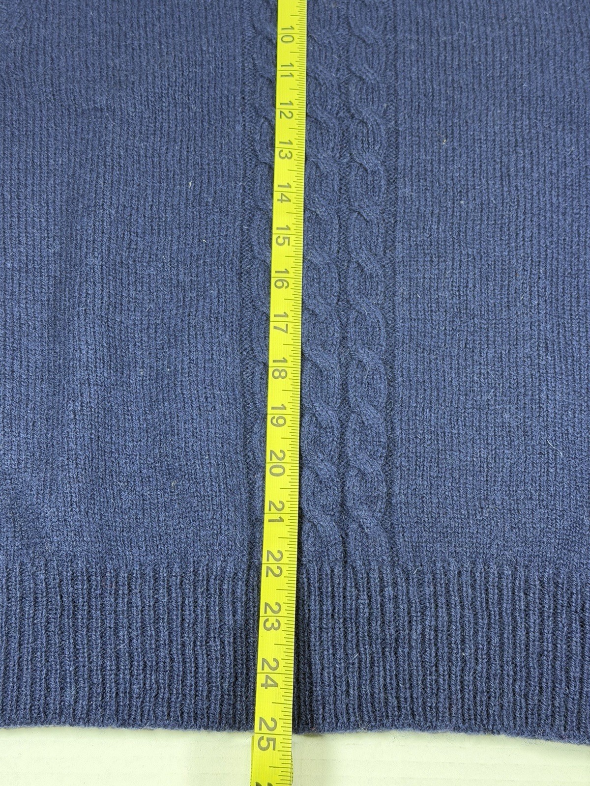 Vintage Picket and Post Sweater Vest Womens Size Medium 100% Wool Blue Made USA