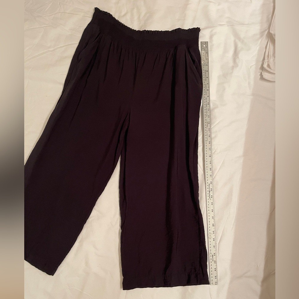 Simply Vera Vera Wang Women’s Wide-Leg Pants in Black Size XXL
