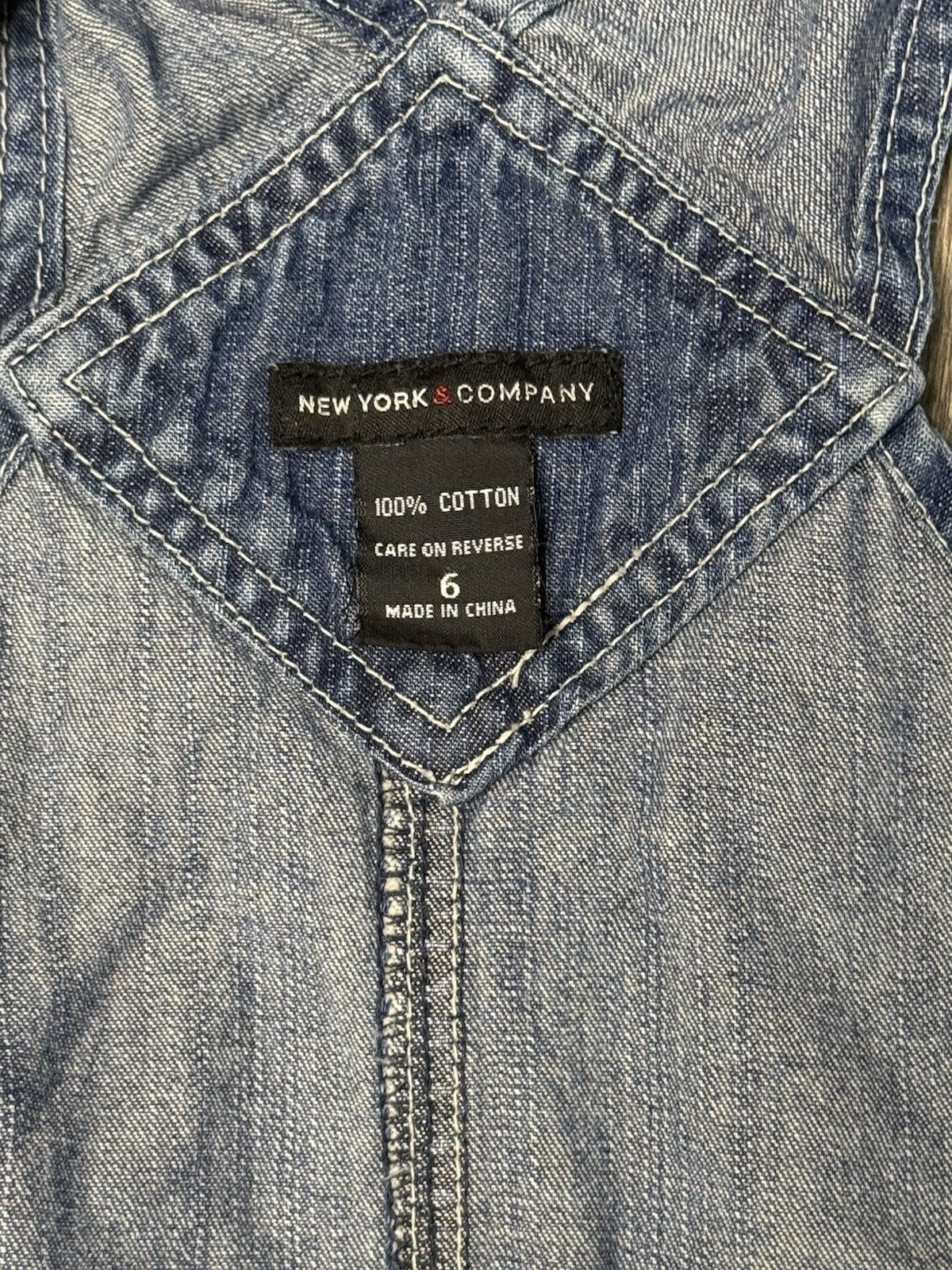 New York And Company Overalls Y2K Retro Wide Leg Sz 8 Millennial Throwback Comfy
