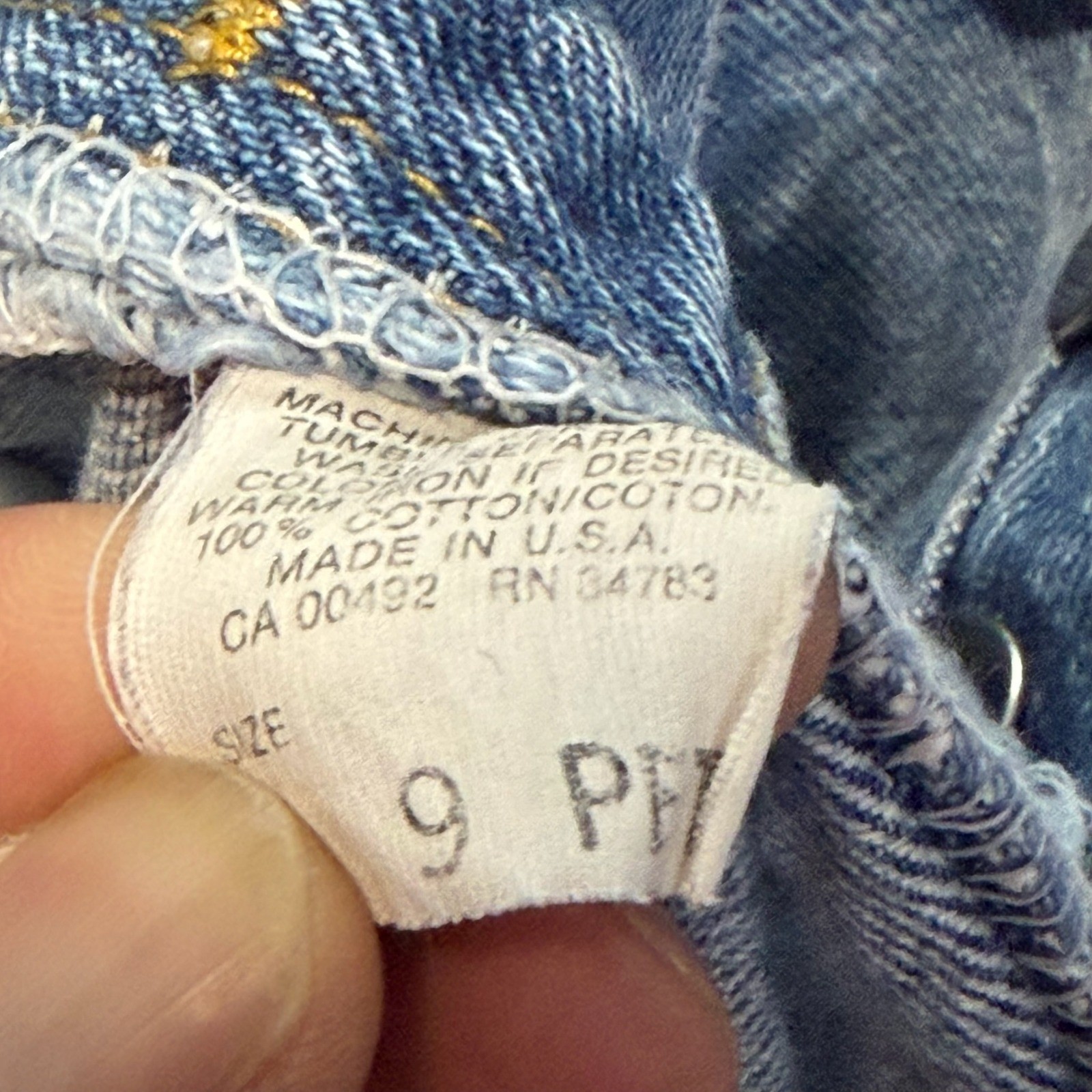 VTG Lee USA Straight Leg High Rise Jeans Light Wash USA Skate 28×26/9 PM-5713