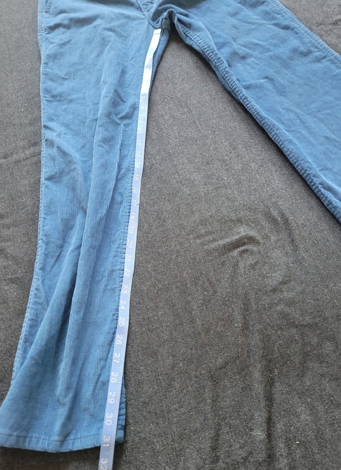 Vintage 80s 90s Oshkosh Bgosh Blue Corduroy Pants Slacks Carpenter 30×31 High