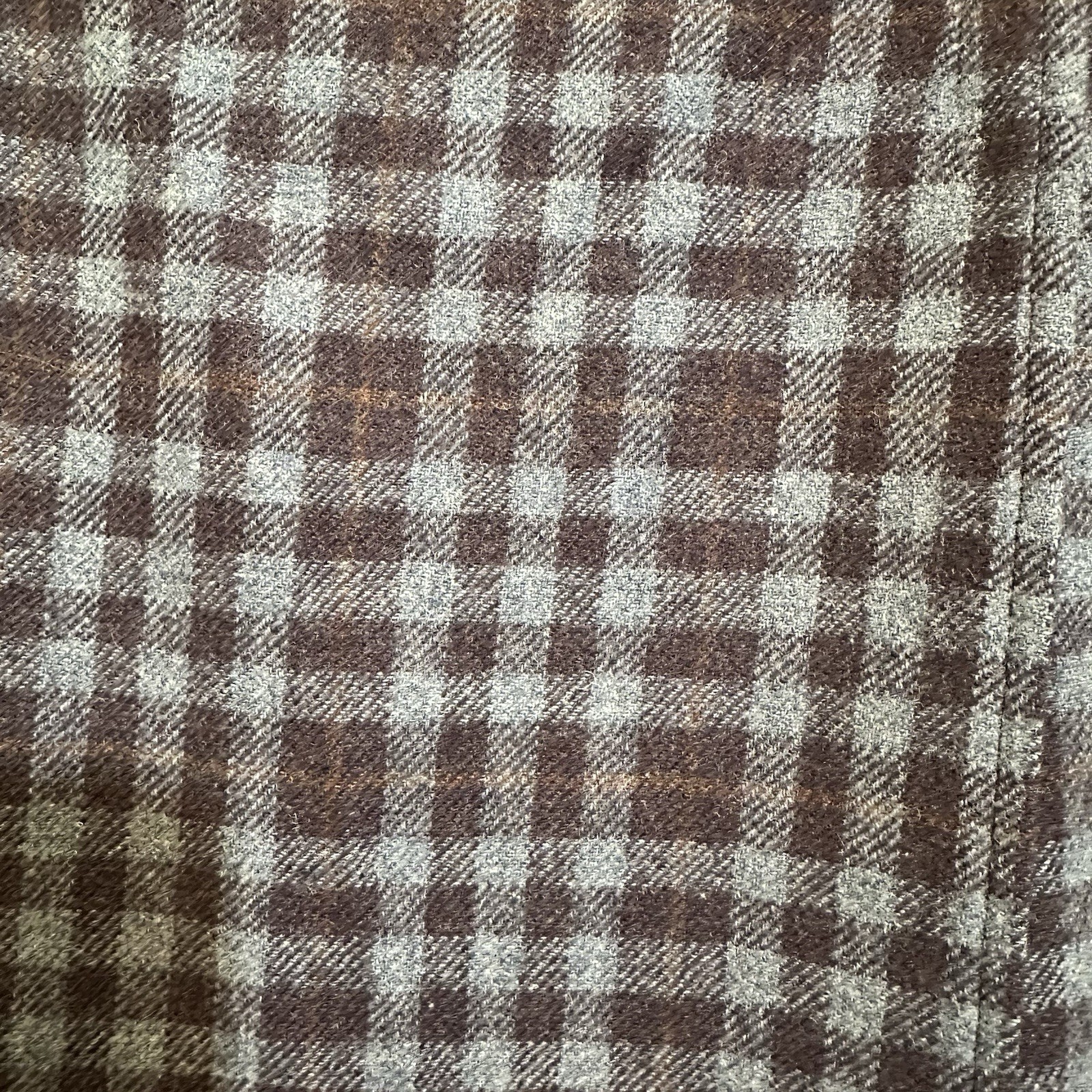 Pendleton VTG M662 Wool Walking Kilt Skirt 10 Muted Blue Purple Brown Plaid 80’s