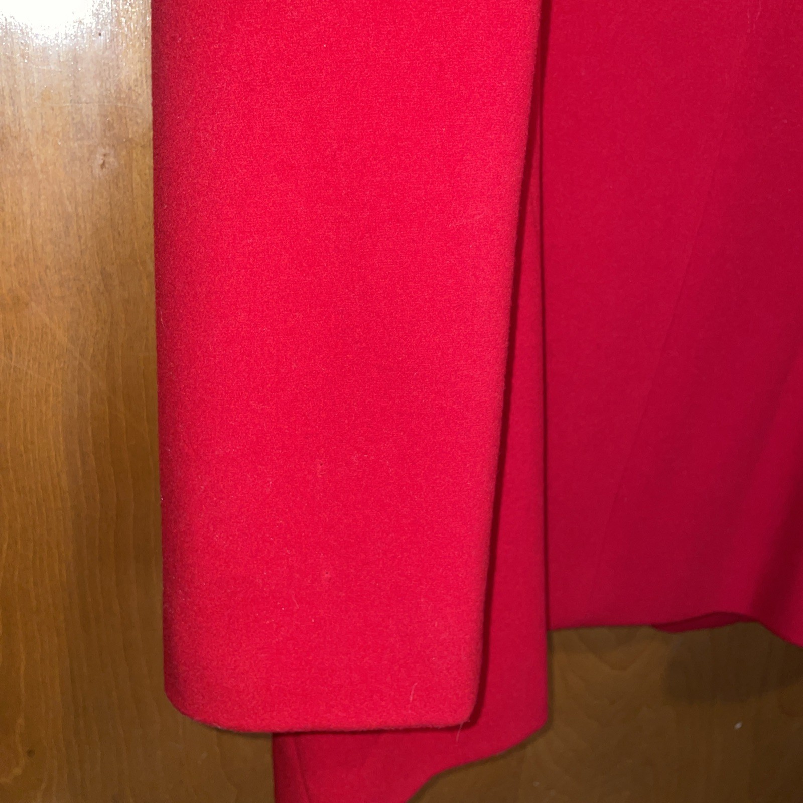 Harve Bernard By Bernard Holtzman Ladies 14 Wool Nylon Cashmere Blazer Red