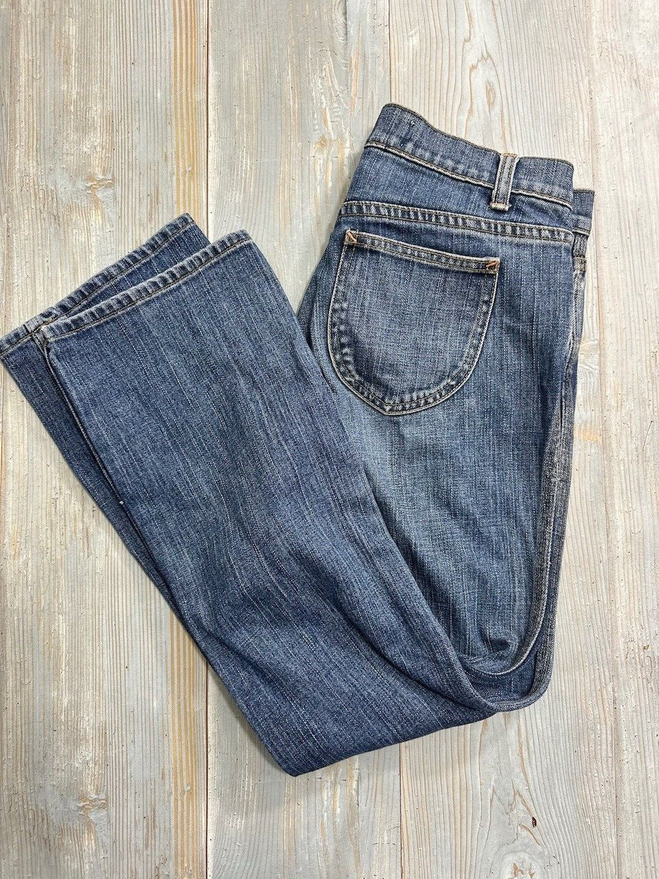 Vintage Y2K Stonewashed GAP Low Rise Stretch Capri 2 R