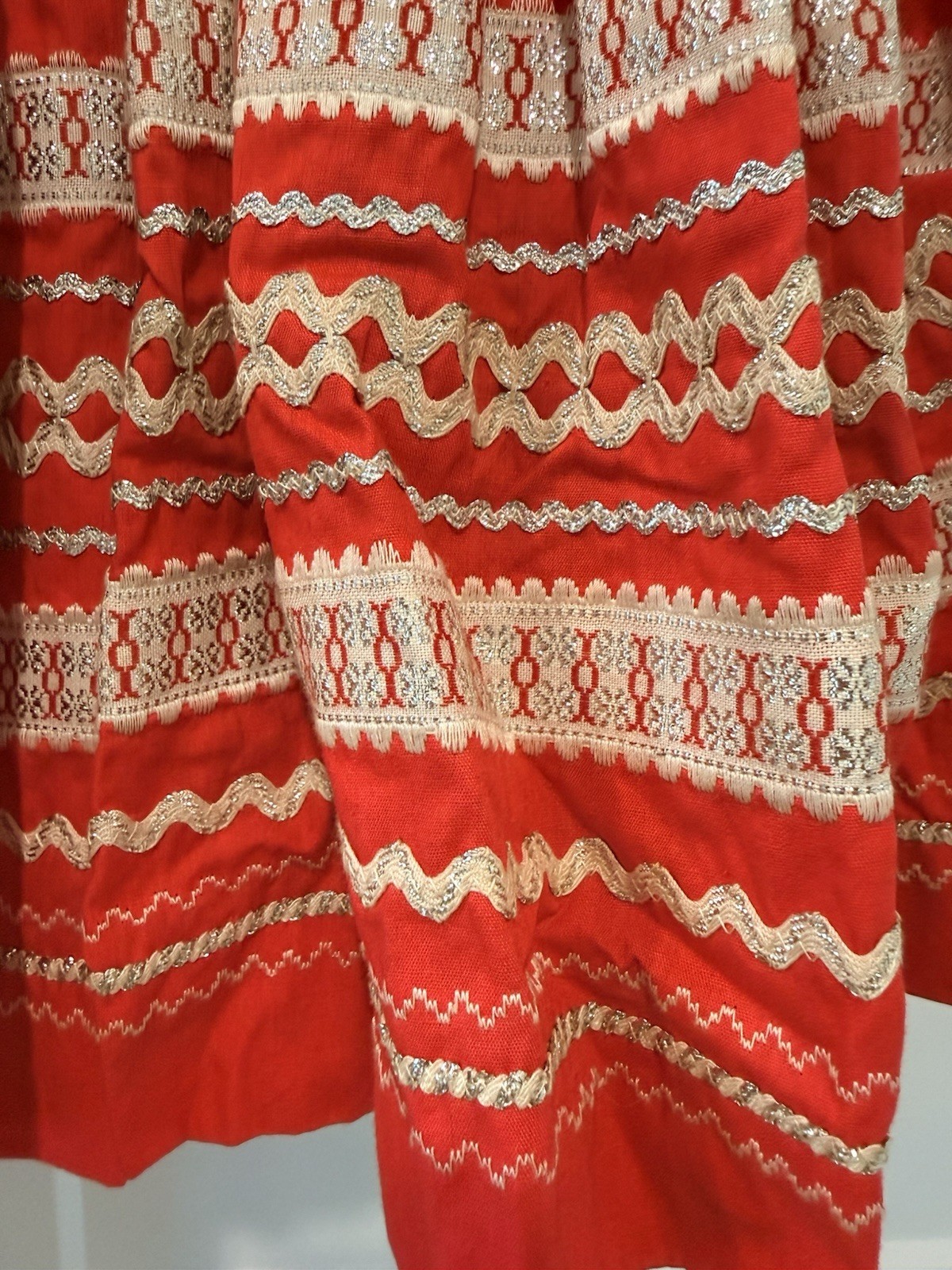 Vintage 50s Rockabilly Patio Skirt Western Southwest Cowgirl Western Swing USA