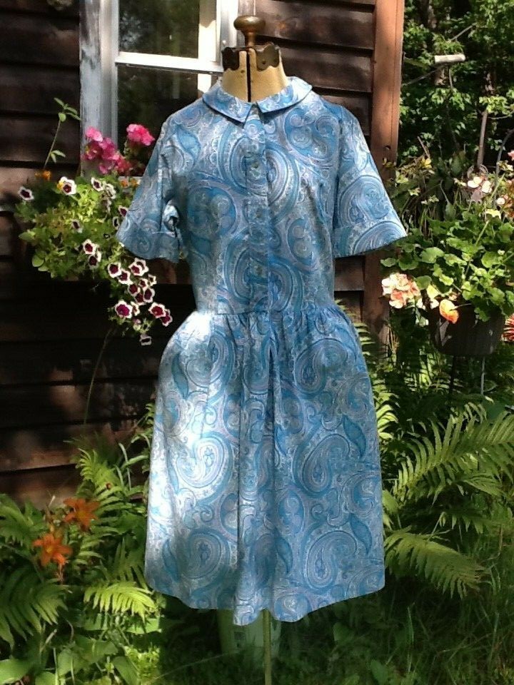 Vintage 1950’s Carol Brent Farm Day DRESS 38-28-50 not sure it was ever worn