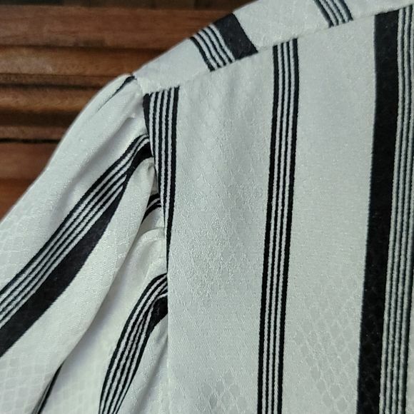 Lady Arrow Ascot Collection Striped Blouse M