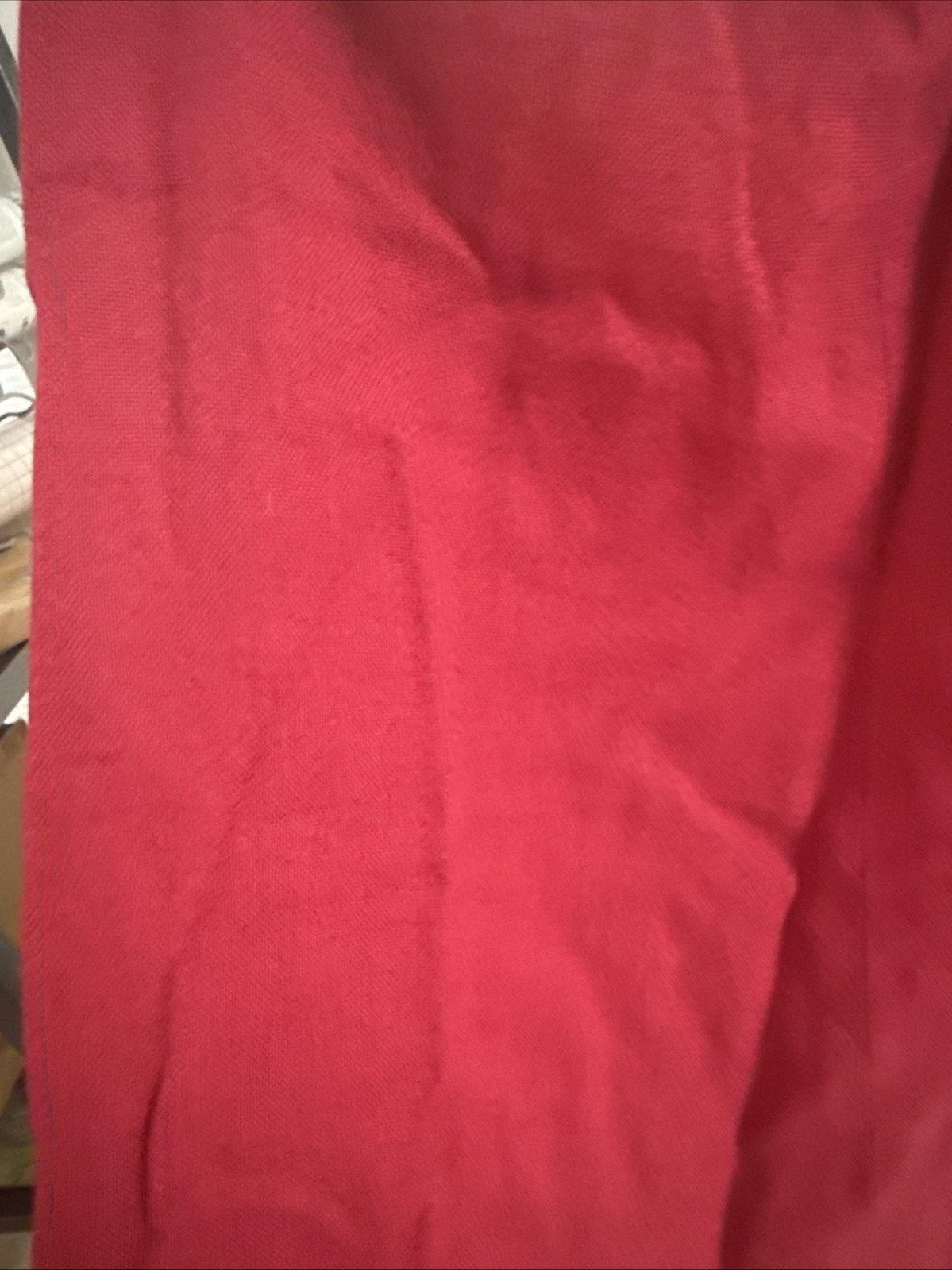 International Ladies Garment Workers Union Vintage Red Skirt Waist Measures ~14”