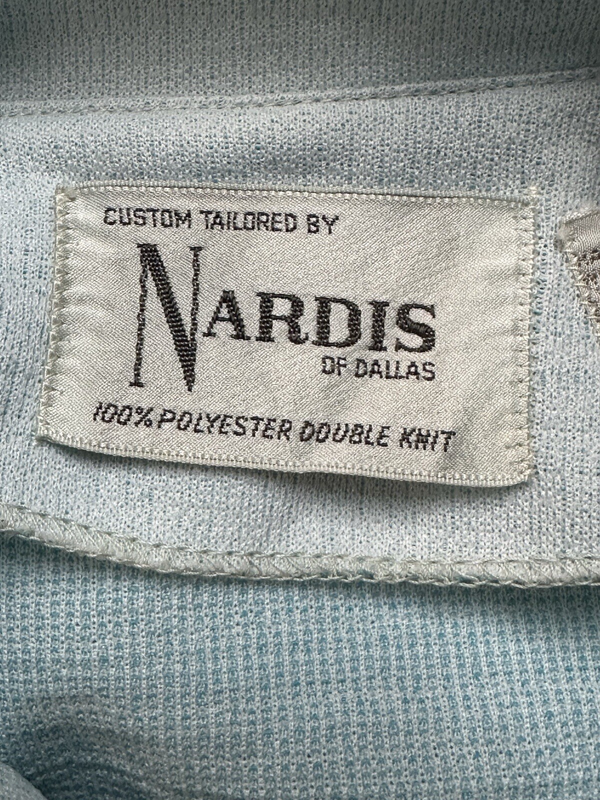 Vtg 1960s Nardis of Dallas Polyester Double Knit Dress Shift Dress Mod Size 12