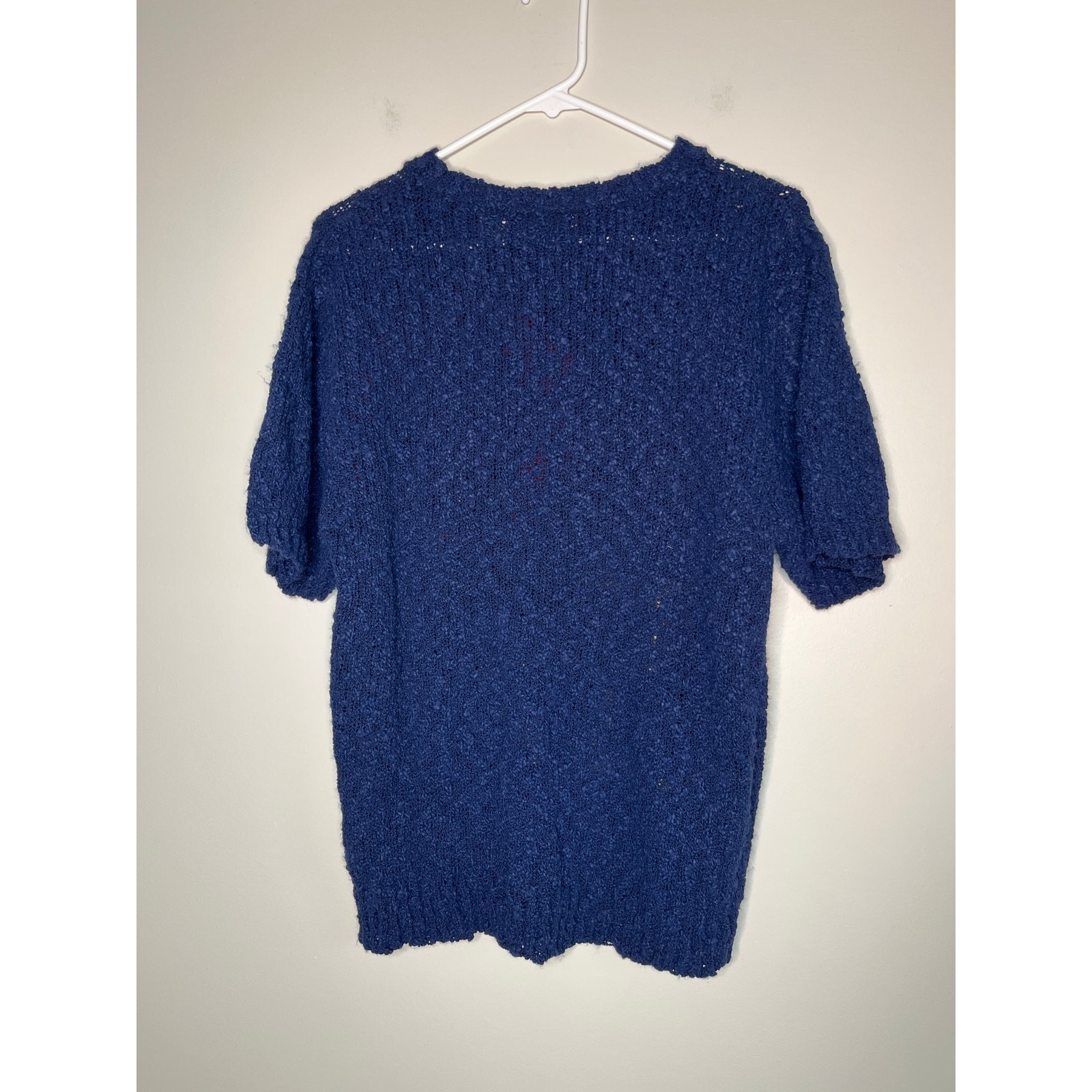 1980s Boundary Waters Nautical Sailor Coastal Cruise Resort Popcorn Sweater M