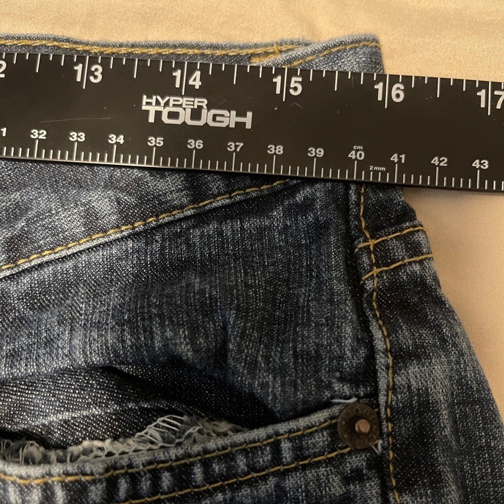 Jordache Jeans Womens 11/12 Petite Blue Flare Normcore 90s Denim Bottoms