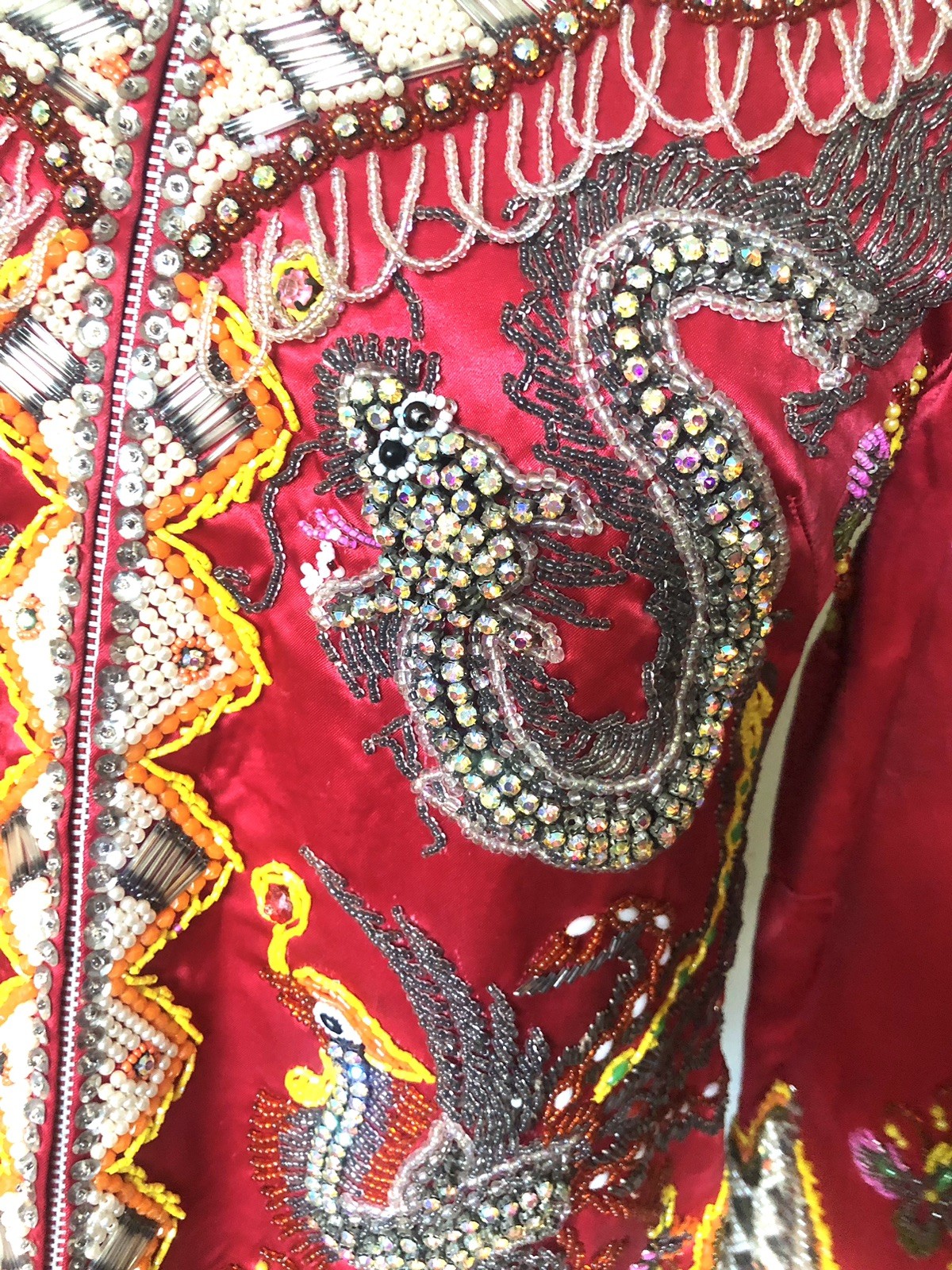 1950’s Heavily Beaded Chinese Dragon & Phoenix Jacket