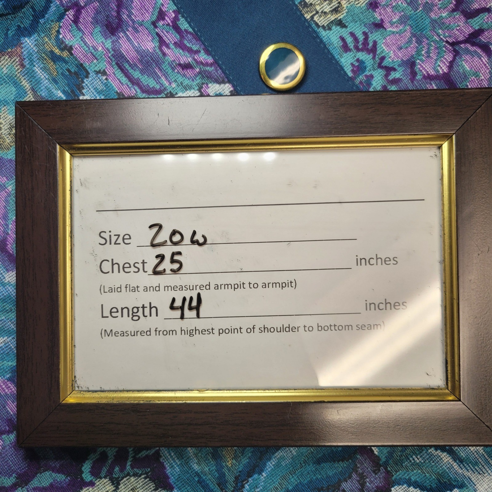 Classic Apparel Ltd Vintage Floral Pleated Midi Dress Blue Purple 20W