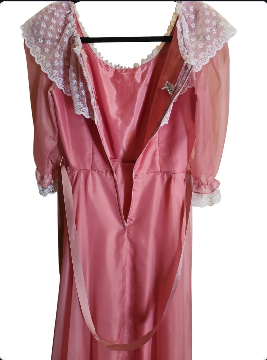 VINTAGE Fancy Frocks By Phyllis Gerrans Dress Size 7 RARE 1970s