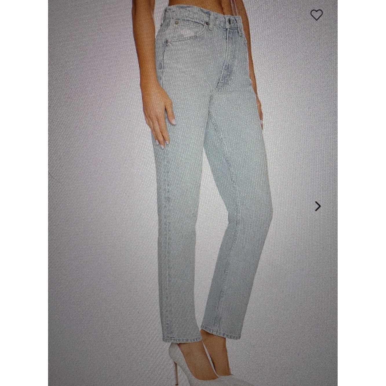 Re/Done 70s Original Straight color: Nu Disco High-Rise Straight Jeans