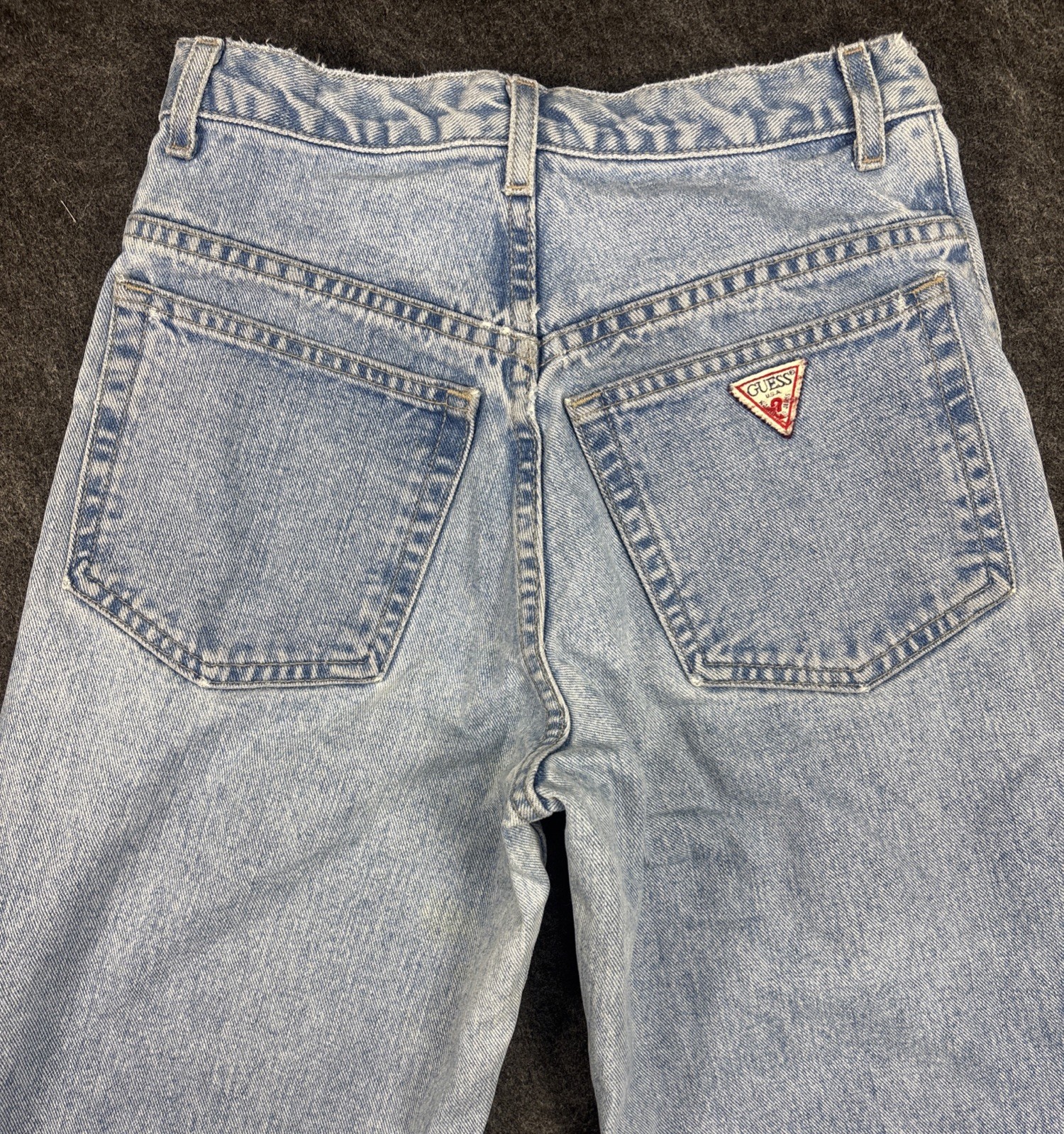 80s Guess Jeans Tapered Leg Ankle High Rise USA 27