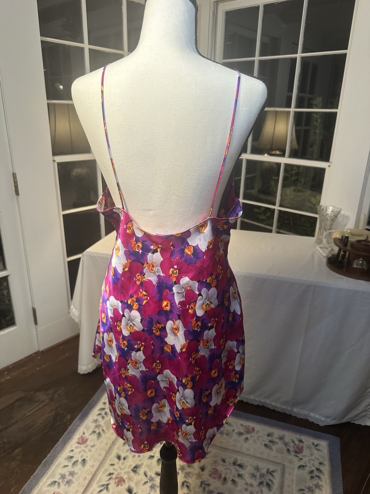 Vintage 90s Floral Nightgown Intimates Lingerie Negligee Pajamas Maryann’s