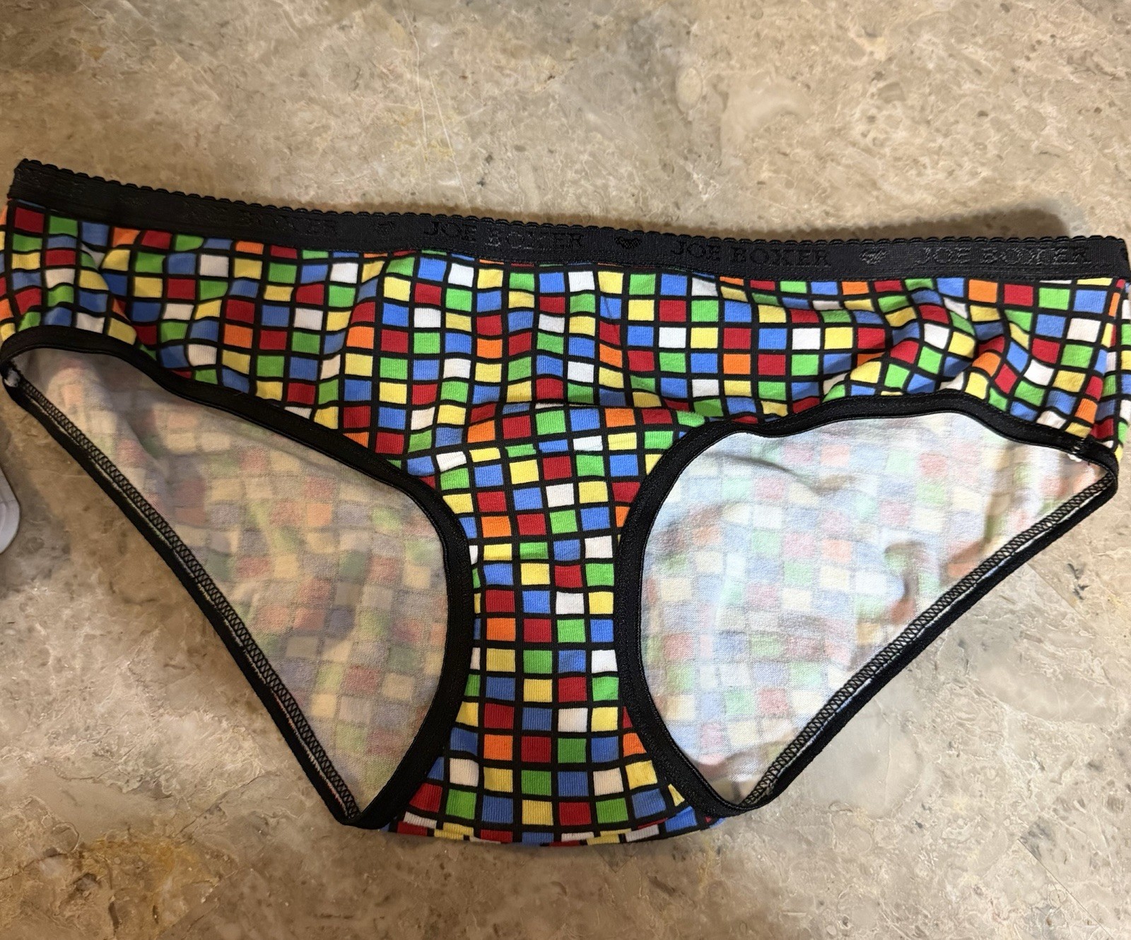 VINTAGE JOE BOXER BIKINI PANTY ! LARGE .