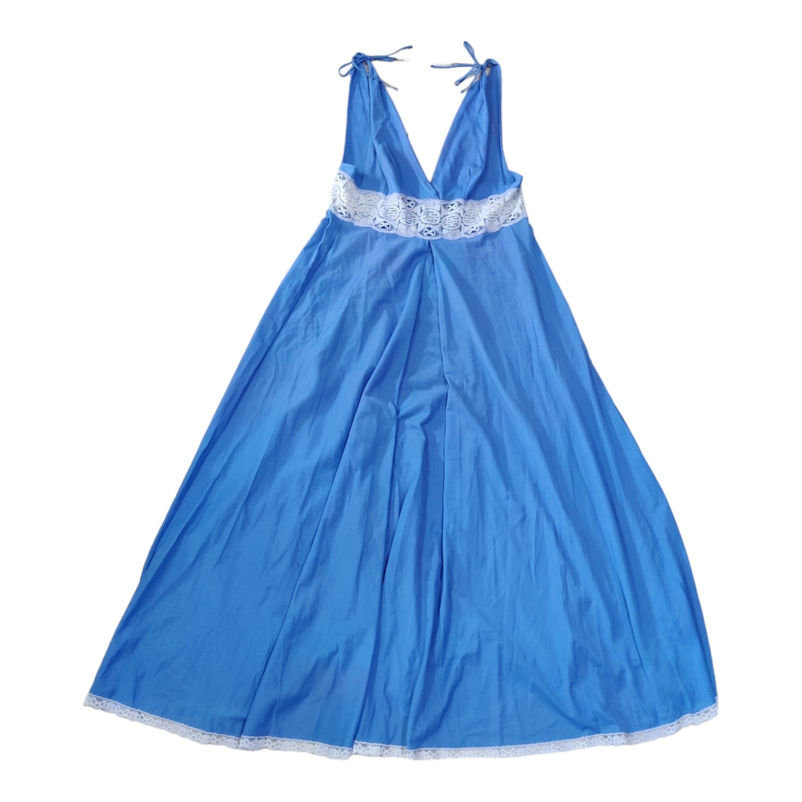 Claire Sandra Lucie Ann Beverly Hills Blue Night Gown Dress NO SIZE