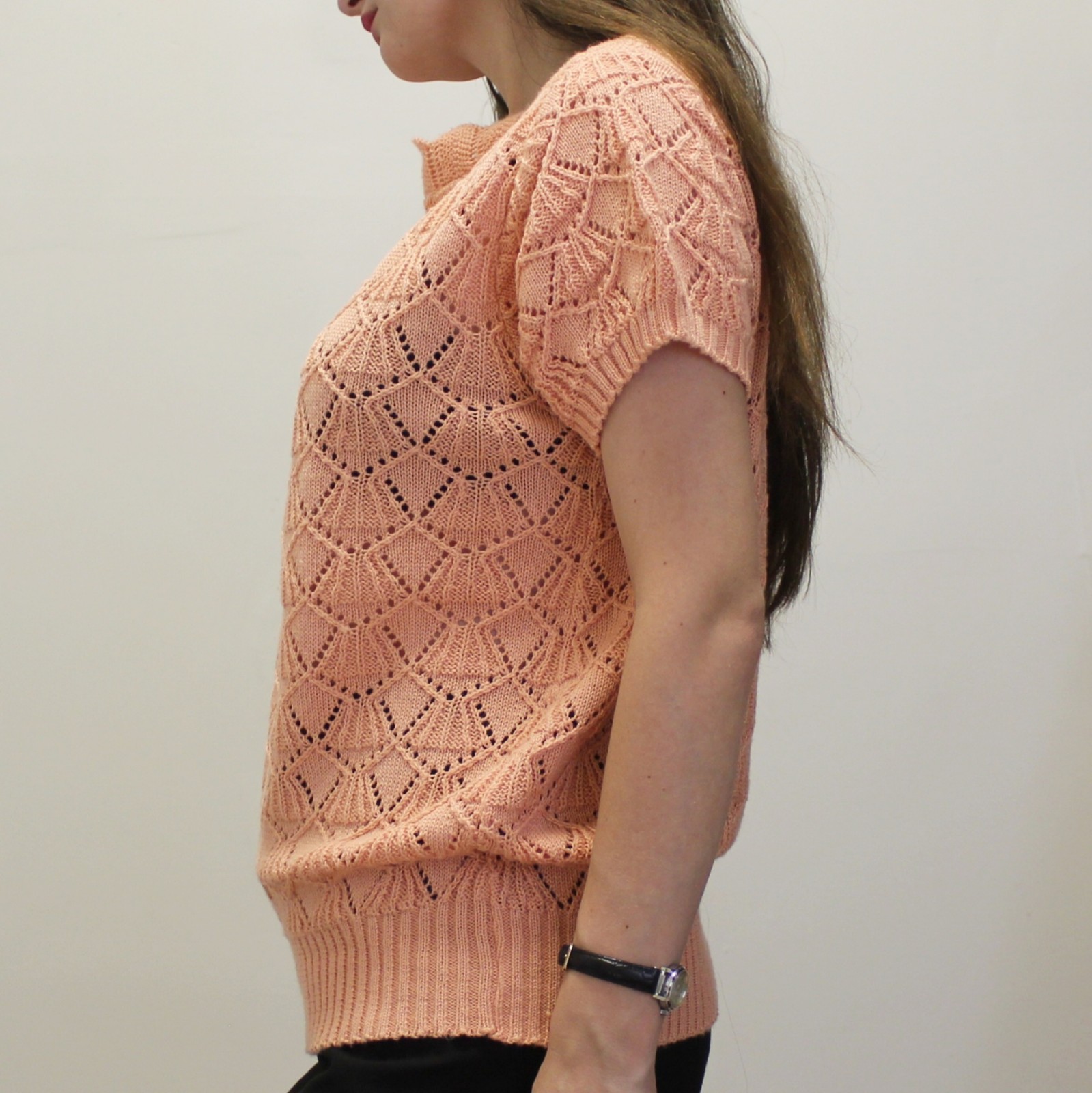Vintage 70s Knit Sweater Tee by Kenneth Too!