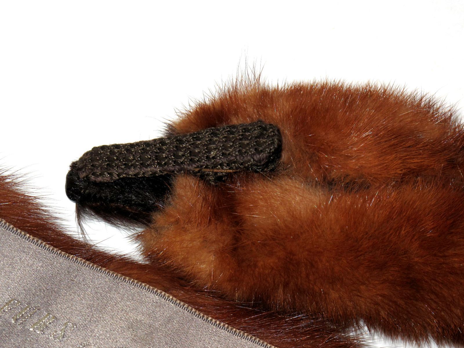 Vintage 5 Pelt Mink Real Fur Stole Scarf Shaw Wrap 48 inches long FURS by Carin