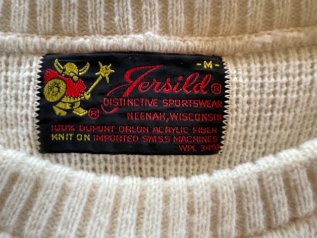 VIntage Jersild Orlon Fairisle Nordic sweater Unisex Medium Ski