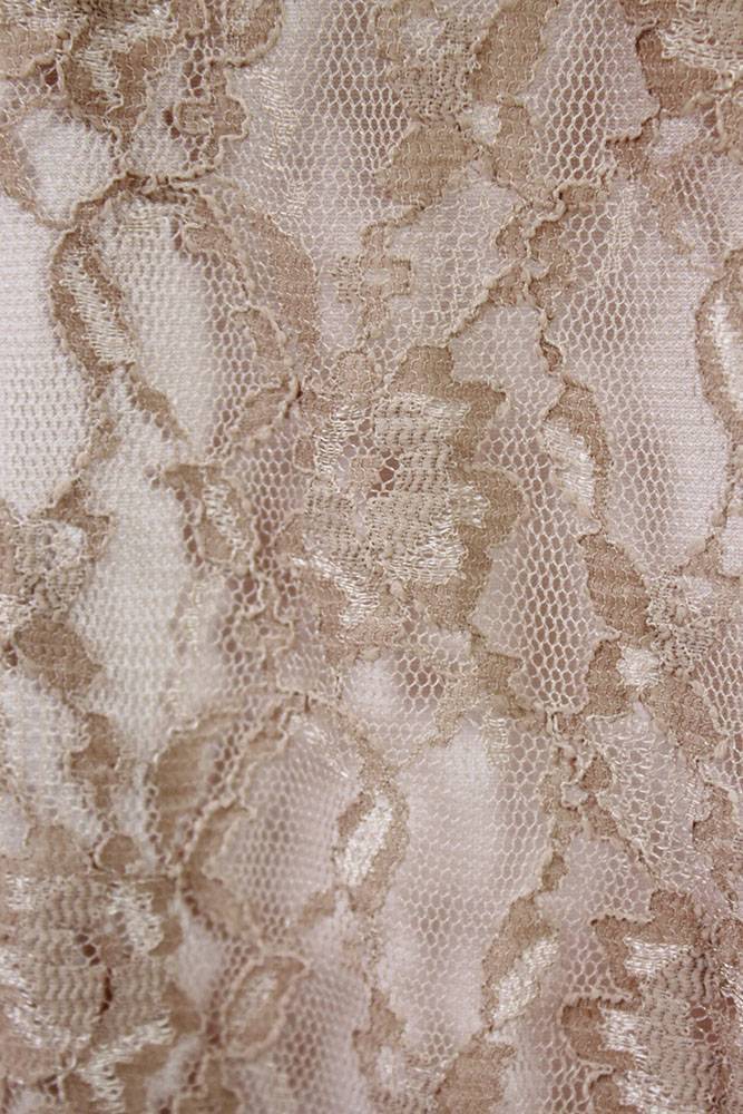 Vintage Peignoir Set Sz XS S Beige Lace Green Chiffon Pink Short Nightgown Robe
