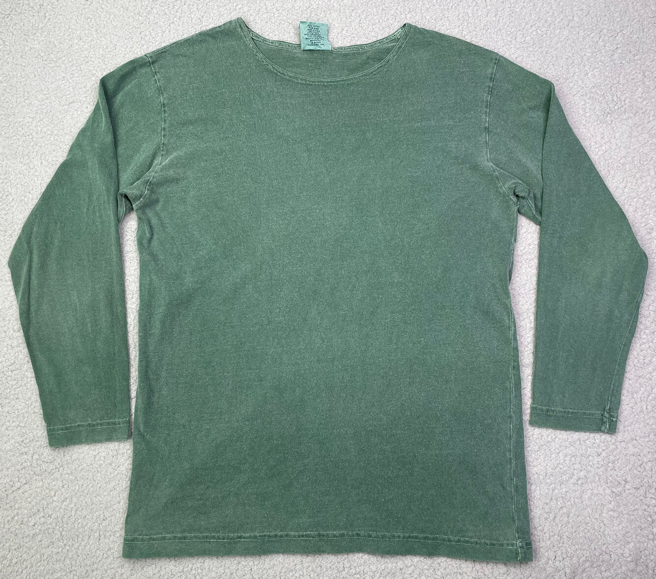 Nuovo County Seat Shirt Adult XSmall Green Long Sleeve Blouse Top Vintage Womens