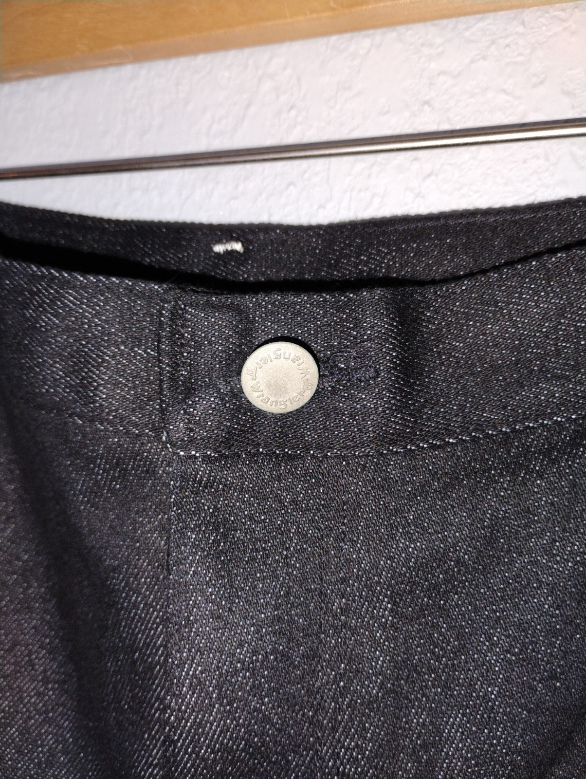 Vintage Jet Black Mens 80s wranglers jeans 100% cotton NWT