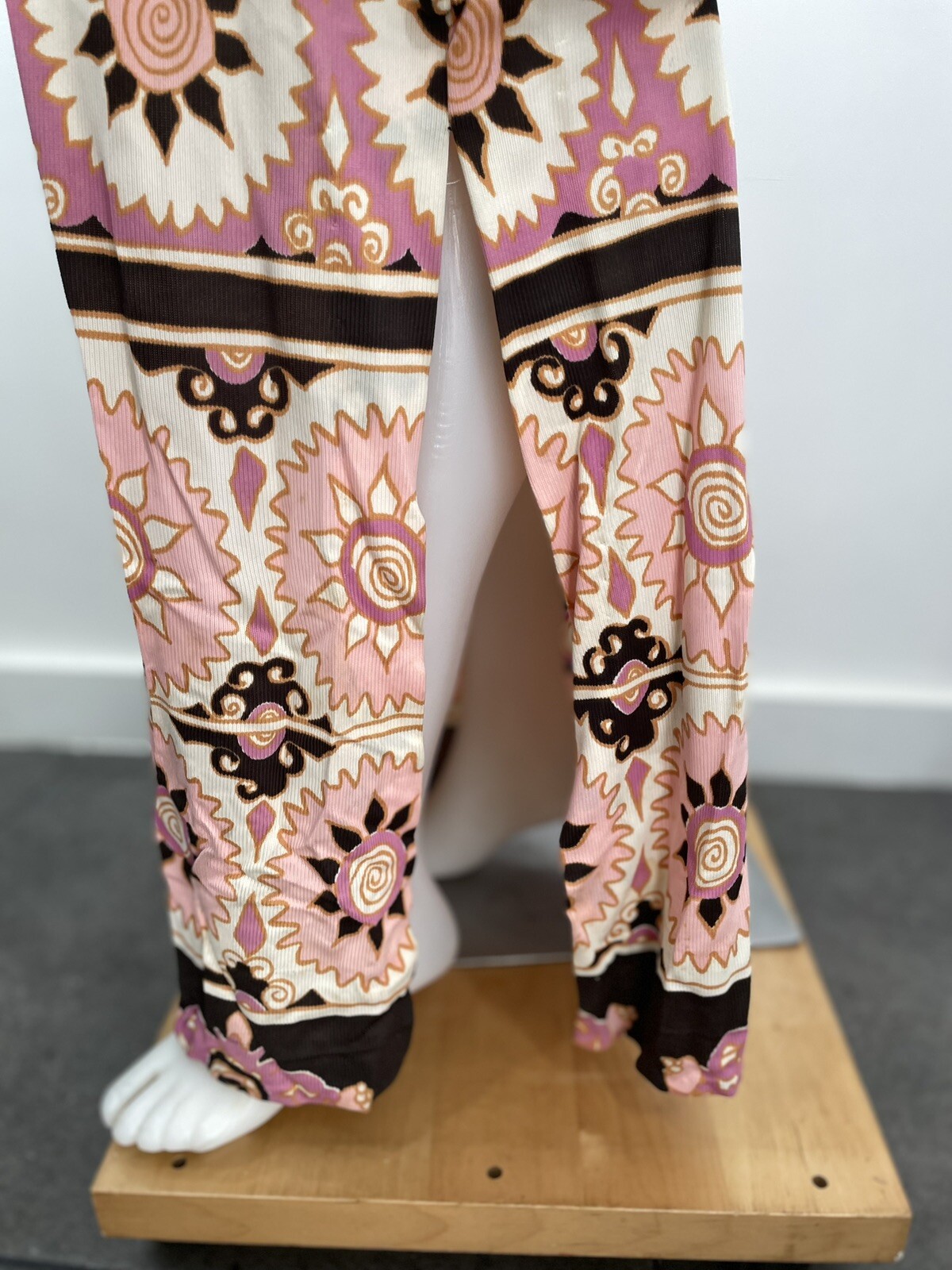 VTG 70s Psychedelic Maxi Dress Puritan Forever Young (FLAWS SEE PHOTOS