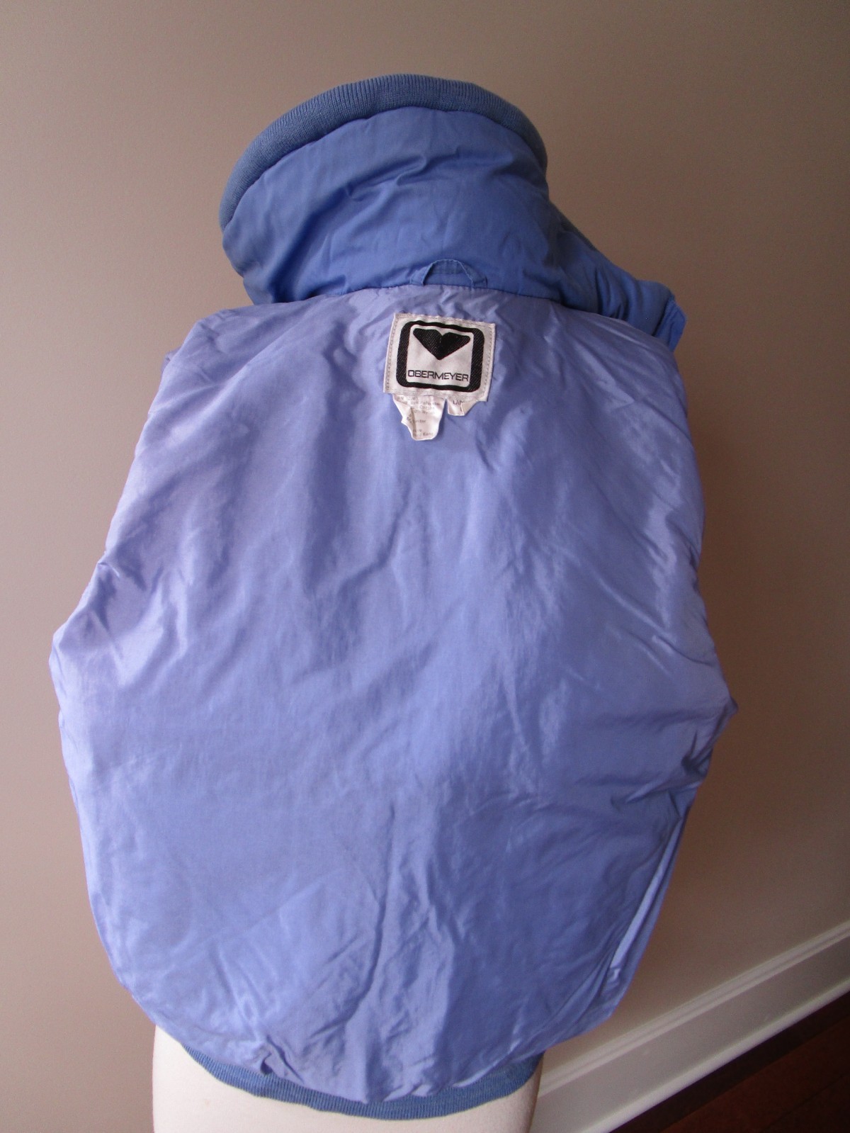 VINTAGE OBERMEYER WOMENS DOWN FILLED VEST, FABULOUS CONDITION! MULTI POCKETS
