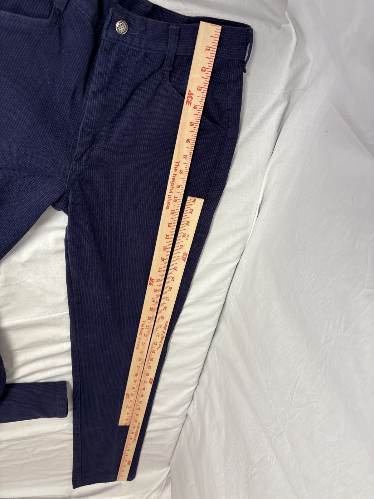 Circle T Pants Woman’s/Junior Size 7/8 Blue Western Style 26×35 100% Cotton