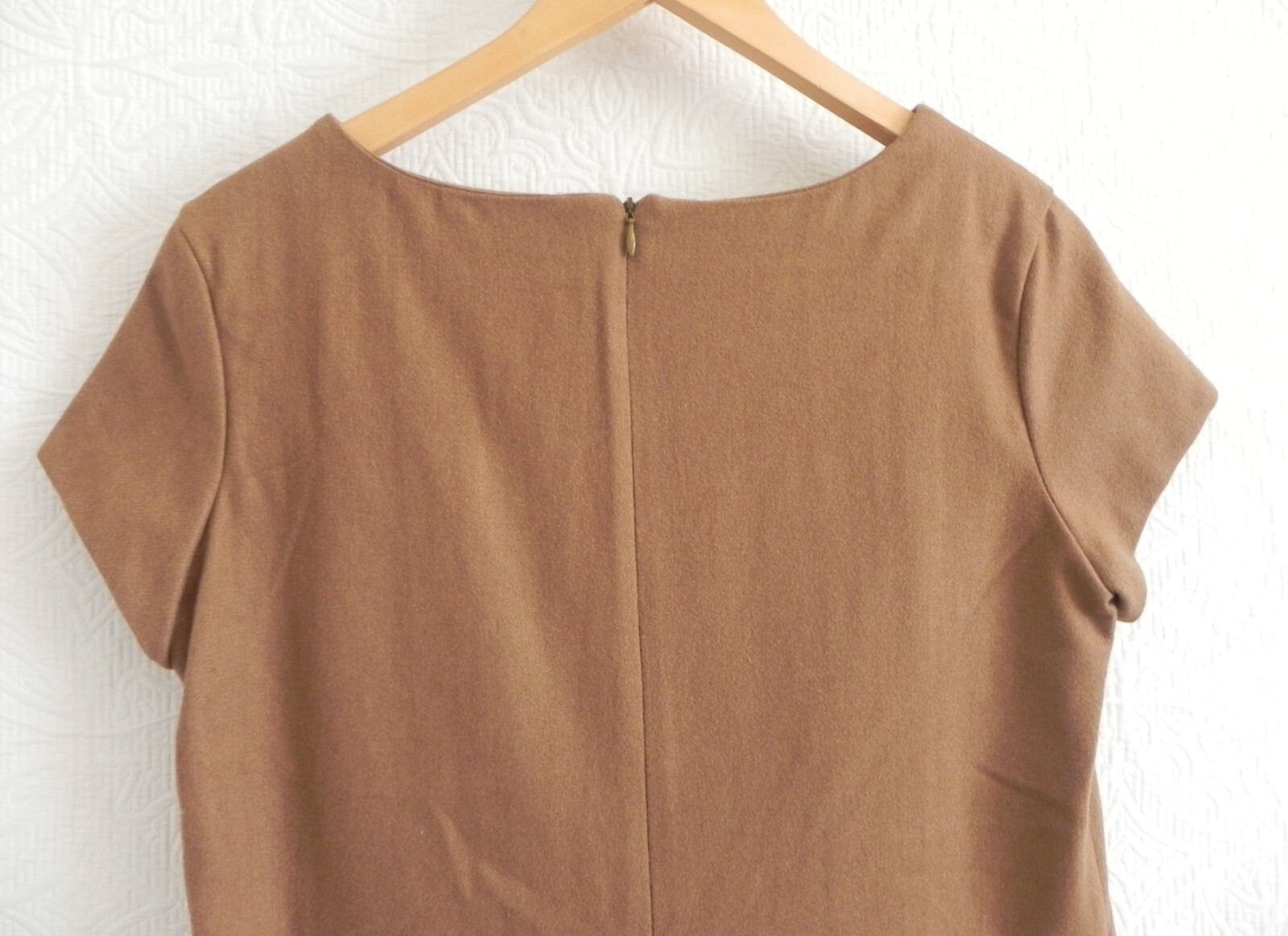 Gap Premium Classic Tailored Micro Mini Wool Blend Short Sleeve Size10(Fits8)