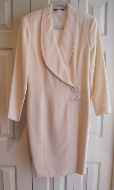 Gillian Tuxedo Dress REDUCED~Vintage 1980~$180 OFF~SZ 8~Union Made in USA~FREE H